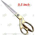 Tailor Golden Handle Stainless Steel Tailor Scissors-Medium - 9.5 Inch - Cutter. 
