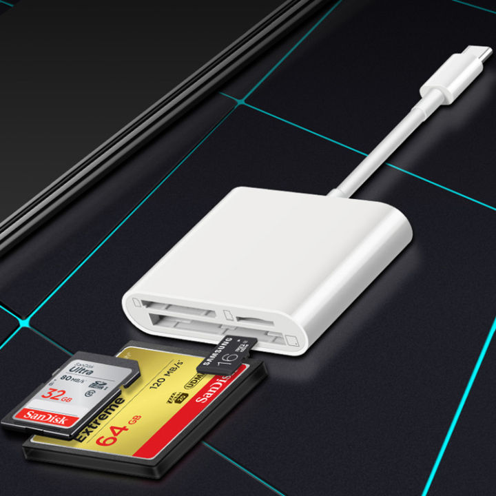 DSLR%20camera%20high%20speed%20CF%20card%20reader%20TF%20memory%20card%20microSD%20multi-function%203-in-1%20mobile%20phone%20adapter%20-%20Image%203