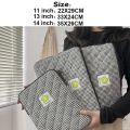 Flower Pattern Cute Laptop Sleeve Case Bag 11 13 14 Inch for Macbook Ipad 12.9 ASUS Samsung Tab S8 HP Laptop and Tablet Pouch.