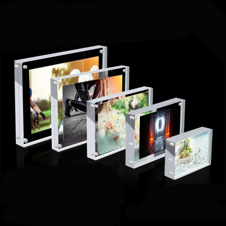 Transparent%20Acrylic%20Photo%20Frame%20Magnetic%20Poster%20Display%20Stand%20Bedroom%20Wall%20Decoration%20Table%20Picture%20Frame%20-%20Image%204