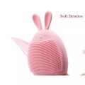 Silicone Bunny Cleansing Brush Multifunctional Rabbit Facial Cleaning Brush Manual Massage Brush Shampoo Brush Facial Care Tool - Black Head Remover - Darma Roller. 