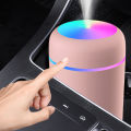 300ml Portable H2O Air Humidifier with Colorful Light Mini USB Purifier Aroma Oil Diffuser for Car Home Bedroom. 