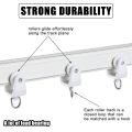 Ceiling Curtain Track Flexible Bendable Curtain Track Rollers. 
