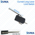 Curved Long Lever Limit Switch 5A 250VAC WS22 Micro Switch. 