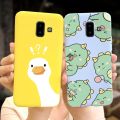 For Samsung Galaxy J6 Plus 2018 Case Samsung J6 (2018) J6+ J 6 J6Plus J610F J600G Cute Candy Color Soft Silicoe Phone Back Cover.