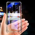 OnePlus 7 Pro Transparent Shockproof Airbag Cover with Corner Bumps TPU Case - Camera. 
