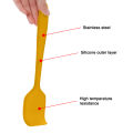 1Pc 8 Colour 35G All-in-one Food Grade Soft Silicone Spatula Scraper Cream Stirring Knife Stick Cake Baking Tool Easy To Clean.