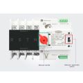 ARELENE Din Rail 4P ATS Dual Power Automatic Transfer Switch Electrical Selector Switches Uninterrupted Power 100A.