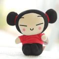 Kawaii Pucca and Garu Plush Toy Chinese Style Doll Stuffed Figure Sleeping Pillow Plushies Wedding Couple Girl Birthday Gift Kid. 
