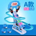 Thomas Train Track Set Toy Electric Staircase Slide Track Set Toy With Light & Music. 