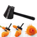 Fruit Vegetable Slicer Kitchen Supplies Roll Flower Decor Potato Carrot Cutter. 