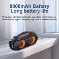XDOBO Vibe Plus Portable Wireless Speaker with BT5.0 Technology IPX5 Waterproof 80W Speakers-black. 