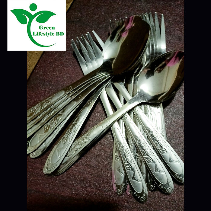 Elegant%2024-Piece%20Stainless%20Steel%20Dinnerware%20Set,%206-Inch%20Fork%20&%20Tea%20Spoon%20Combo,%20Durable%20Premium%20Quality%20-%20Image%203