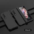 Phone Case For Samsung Galaxy Z Fold 6 5 4 3 5G With Pen Slot Holder For S Pen Hinge Plastic Cover With Front Screen Glass. 