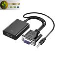VGA to HDMI Converter with Audio. 