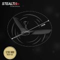 Havells Stealth Air 1200MM / 48" Most Silent BLDC Remote Controlled Ceiling Fan Premium Look and Finish (Metallic Black).