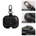 AirPods Pro 2 Magnet Leather PU Case with Hook For apple.