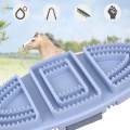 Horse Brush Easily to Use Portable Compact Lightweight Horses Cleaning Comb. 