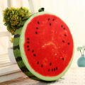 Soft Round Pillow Plush Cushion Fruit Toys 3D Print Decorative Plush Toy for Sofa.