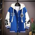Men's Clothing Spring Autumn New Men's Hooded Pockets Cargo Jacket Japanese Fashion Loose Male Coat Hooded Baseball Jersey New. 