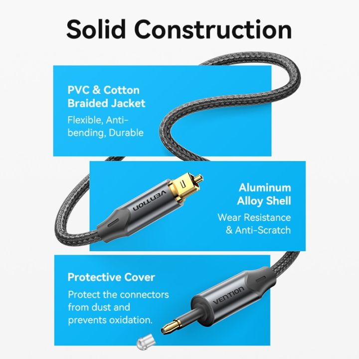 Vention%203.5mm%20Digital%20Optical%20Audio%20Cable%20Toslink%20SPDIF%20Coaxial%20Cable%20for%20Amplifiers%20Blu-ray%20Xbox%20360%20PS4%20Soundbar%20Fiber%20Cable%20-%20Image%205