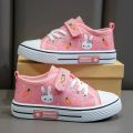 Kids Shoes Girl Sneakers Cute Cartoon Rabbit Flats Children Casual Sneakers 6 To 10 Years Canvas Sports Tennis Shoes for Girl.