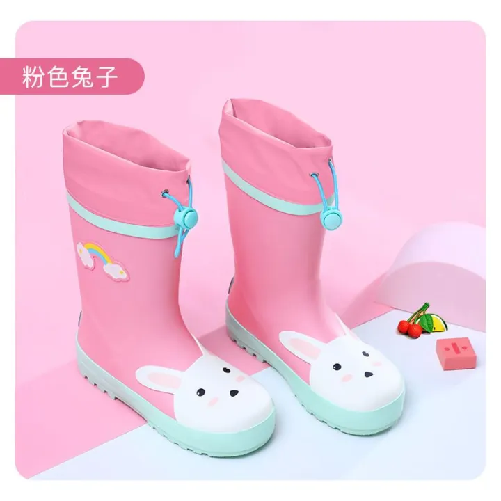 Children's%20Rain%20Boots%20Waterproof%20Shoes%20Boys%20and%20Girls%20Rain%20Boots%20Toddler%20Thick%20Wear-Resistant%20Non-Slip%20Elementary%20School%20Baby%20Rubber%20Dress%20Boots%20-%20Image%207