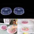 MICROWAVE FOOD COVER / Plate Cover Splatter Guard Non Stick Plastic Clear Dish Lid.