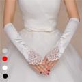 Fingerless Wedding Marriage Embroidery Gloves for Women - Hand Gloves For Women.
