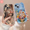Cool Luffy 3D Wavy Curved Edge Case For Redmi 12C 9C 10 9T 12 10C A1 9 10A A2 9A Note 9 8 10 12 11 10s 11s Pro Max Poco X5 M3 Mi 11 12 Lite Anime One Piece Soft Phone Cover. 