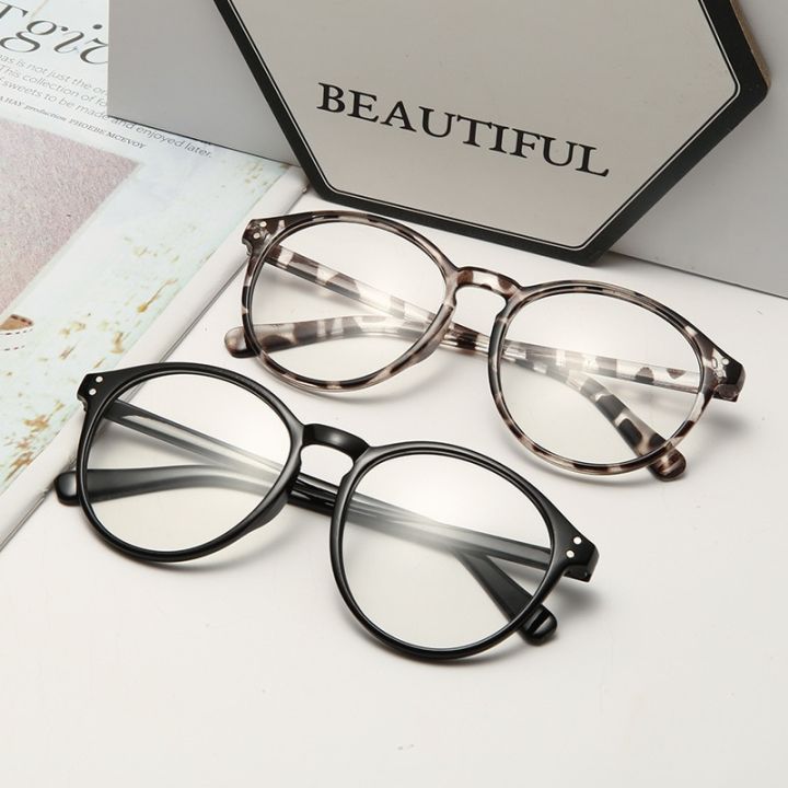 High-quality%20large%20frame%20glasses%20Myopia%20Glasses%20Women%20Men%20Nearsighted%20Eyewear%20Anti%20blue%20light%20Glasses%20with%20Diopters%20Minus%20-1.0%20-%20Image%203