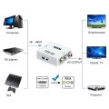 Hi Speed 1080P HDMI To AV CVSB L/R RCA Converter HDMI2AV Adapter Support NTSC PAL Output Standard HDMI Interface HD Video Box - Cable Protector.