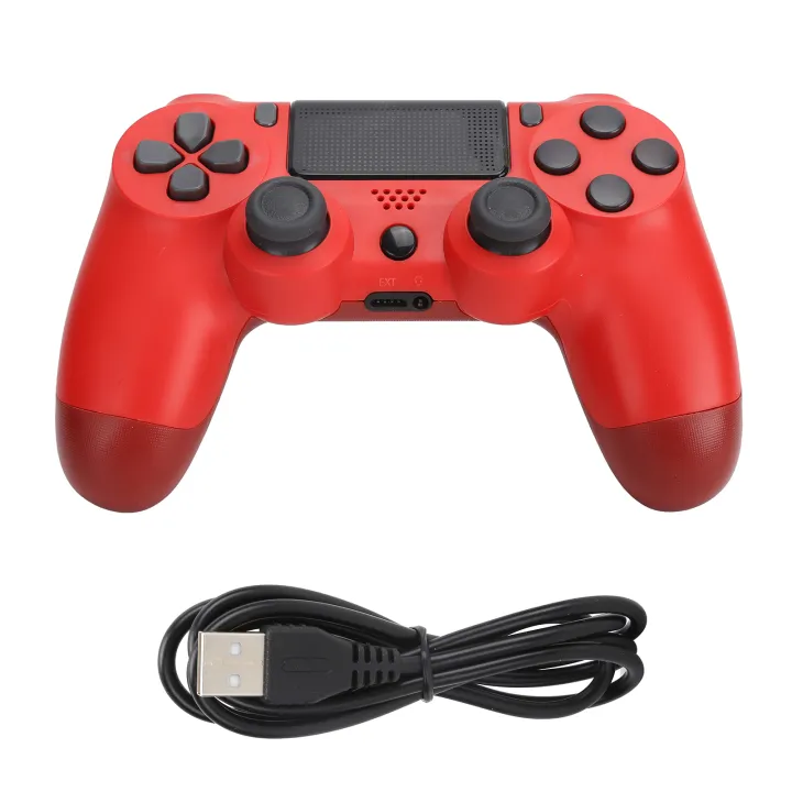 Wireless%20Controller%20Gamepad%20with%20Touch%20Screen%20Audio%20Function%20USB%20Cable%20for%20PS4%20/%20PS4%20Pro%20/%20PS4%20SlimRed%20-%20Image%202