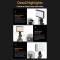 APEXEL Mini Photography Lamp Dimmable LED Light Portable Vlog Light. 