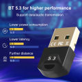 USB Bluetooth 5.3 Adapter Wireless BT 5.3 Receiver Dongle High Speed Transmitter Mini Bluetooth USB Adapter For PC Laptop. 