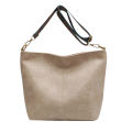 Fashionable and trendy wide strap PU shoulder sling bag high-capacity crossbody bag for women.