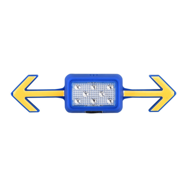 Bicycle Helmet Light Taillight Rechargeable Turn Signals Light Wireless Remote Mountain Road Bikes Scooter Replacement Parts Accessories Blue