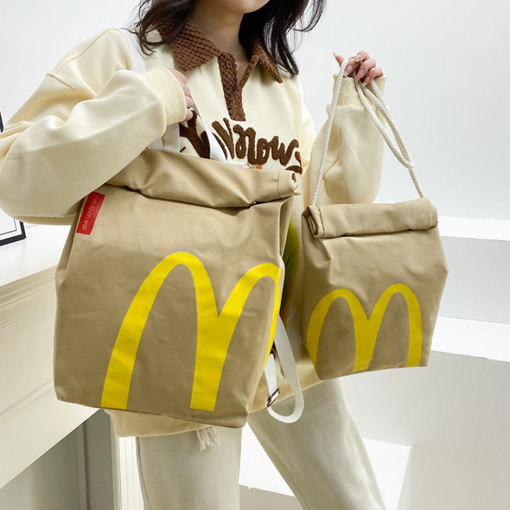 McDonald's%20school%20bag,%20paper%20bag,%20printed%20bento%20box,%20bucket%20bag,%20personalized%20student%20school%20bag,%20casual%20drawstring%20bag,%20shoulder%20bag%20-%20Image%203
