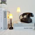 Aesthetic Retro Warm White Vintage Room Ornaments Bedside Lighting Night Light Table Lamp. 