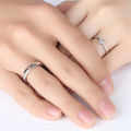 Couple Love Ring Set Men Women Lovers Matching Jewelry Accessory.