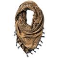 Outdoor Arab Keffiyeh Shemagh Scarf for Men and Women, Warmer Cover, Windproof, Tactical, Camping, Hunting, Scarves, Desert House Foocus. 