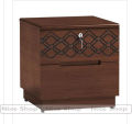 2 Drawer Bed Side Tables with Nightstand Nigh Stand End 2 Storage, Premium Design | Quality Assured, Stylish Suede Finish Color Regal Antique 20/16.