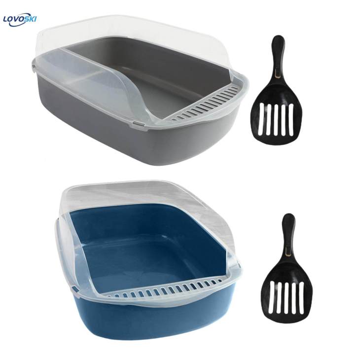 Cat%20High%20Sided%20Cat%20Sandbox%20for%20Medium%20Large%20Cats%20Small%20Animals%20Gray%20-%20Image%206