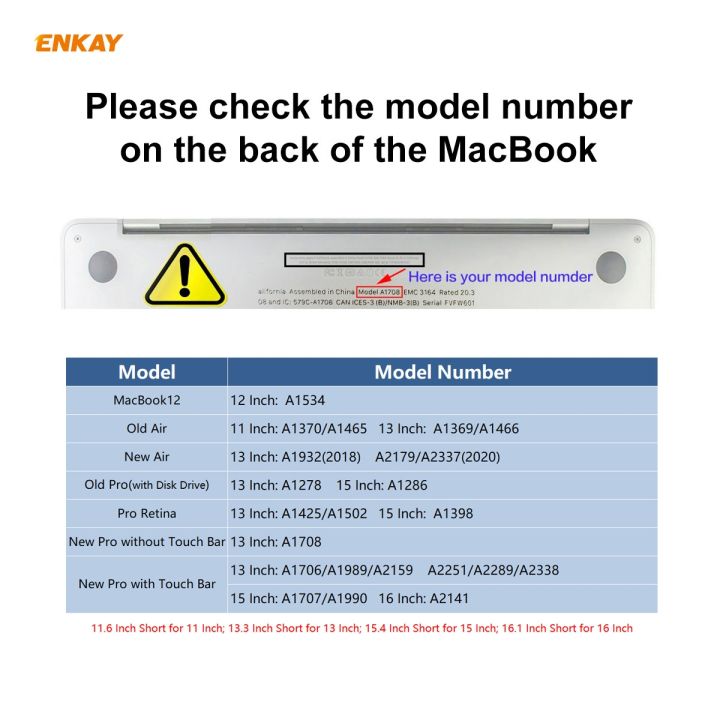 %EF%BC%88COD)ENKAY%20TPU%20Keyboard%20Protector%20Cover%20for%20MacBook%20Pro%2013.3%20inch%20A1706%20/%20A1989%20/%20A2159%20&%20Pro%2015.4%20inch%20A1707%20/%20A1990%20(withTouch%20Bar)%20,%20US%20Version%20-%20Image%207