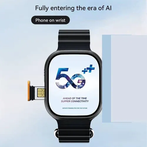 K10 Ultra SmartwatchSIM Support Smartwatch Fitness Tracking Smart Watch 2.1" Display, Wireless Charger and Bluetooth Connectivity Calling & Music Smartwatch