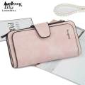 (New) louiwill' wallet for women long clutch pure PU leather hand bag large capacity card holder zipper coin pure Fahion money bag.
