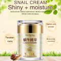 Snail Face Cream + Retinol Eye Massage Roller Serum 2pcs Moisturizing Fade Wrinkles Eye Bag Face Cream Korean Skin Care Products.