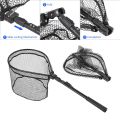 Lixada Fishing Net Fly Fishing Triangle Brail Landing Portable Foldable Lightweight Nets Nylon Fishing Net Aluminum Alloy Frame. 