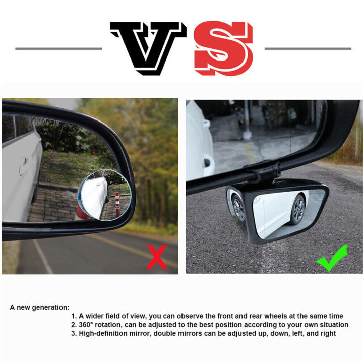 SL%201%20Pair%20Car%20Blind%20Spot%20Mirror%20Front%20Wheel%20Auxiliary%20Rearview%20Double-sided%20Mirror%20360%20Degree%20Adjustable%20-%20Image%203