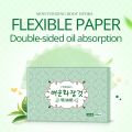 Oil Absorbing Tissues, 100Pcs Oil Absorbing Blotting Paper Sheet Refreshing Oil Control Film Facial Tissue Makeup Tool Face Clean Blot Papers for Oily Skin Care Blotting Paper Remove Excess Oil Shine. 